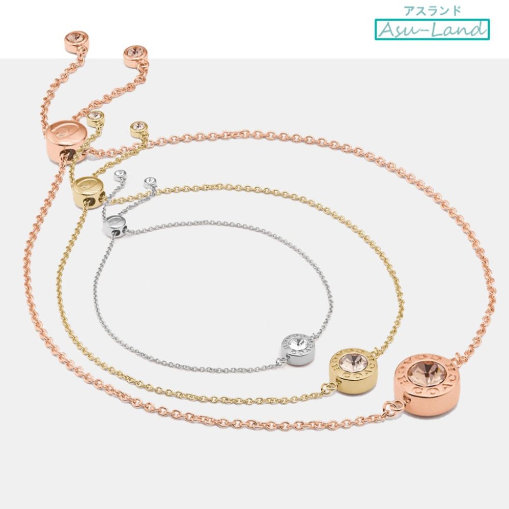 (COACH F67072)OPEN CIRCLE SLIDER BRACELET